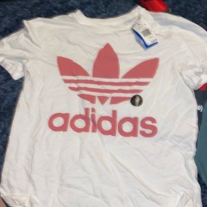 White adidas shirt NWT